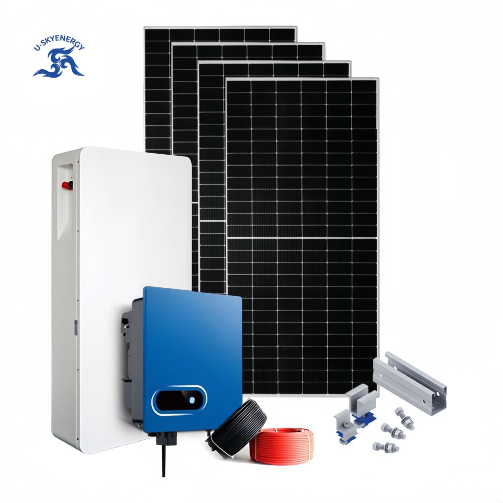 Hybrid 5-50KW Solar System Is Suitable For Residential/Rommercial Use