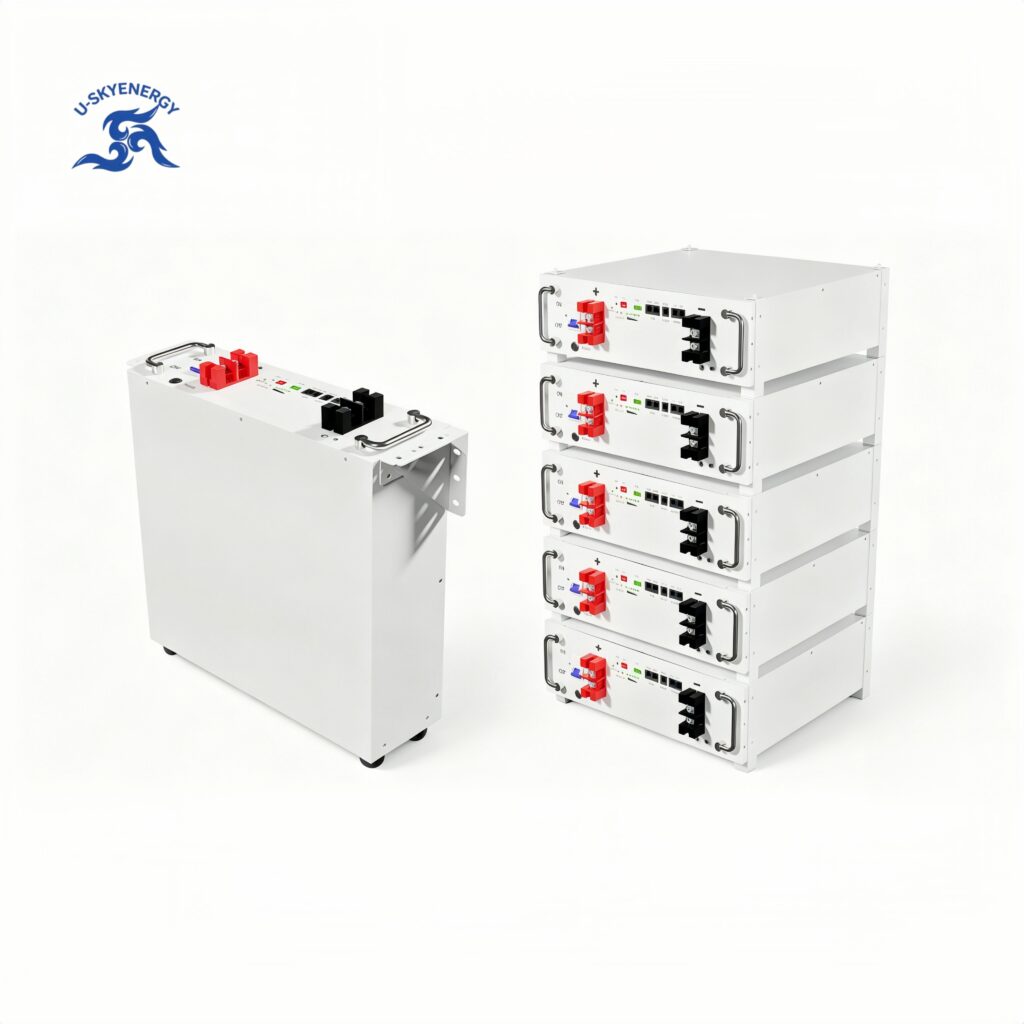 51.2V 100Ah 5.12KWh Low-voltage Parallel Storage Battery